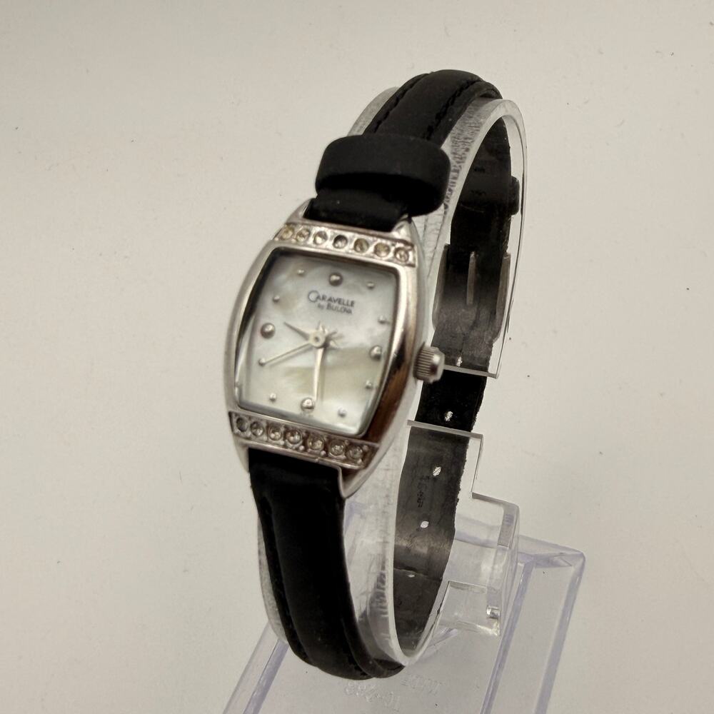 Elegant Vintage Caravelle by Bulova Quartz Dress Watch Working New Battery